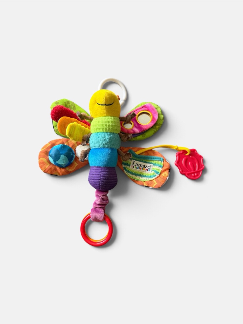 Lamaze Multicolor Butterfly Sensory Toy - Bright Rainbow